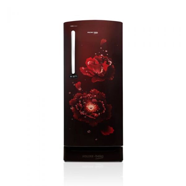 Voltas beko Refrigerator Direct Cool 200L 4 Star(Fairy flower Wine)